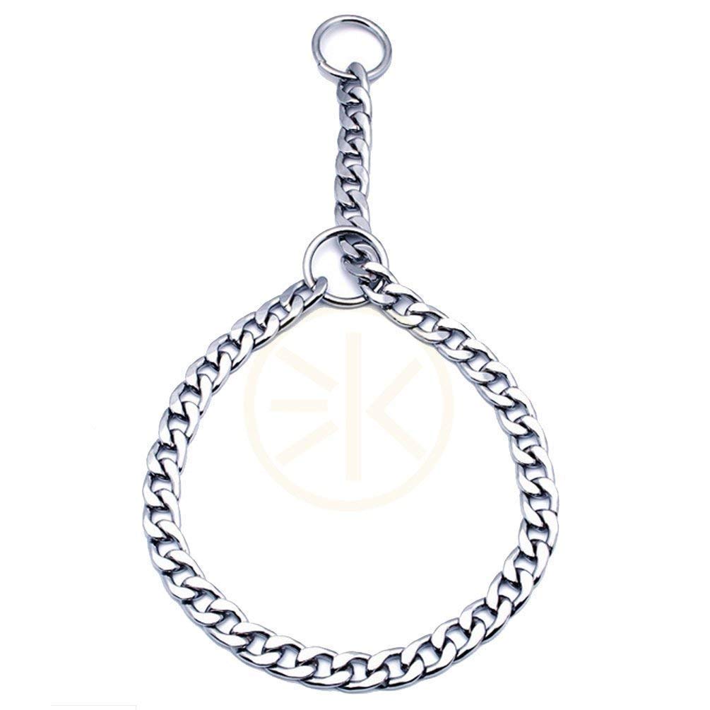 Heavy-Duty Stainless Steel Choke Chain Dog Training Collar
