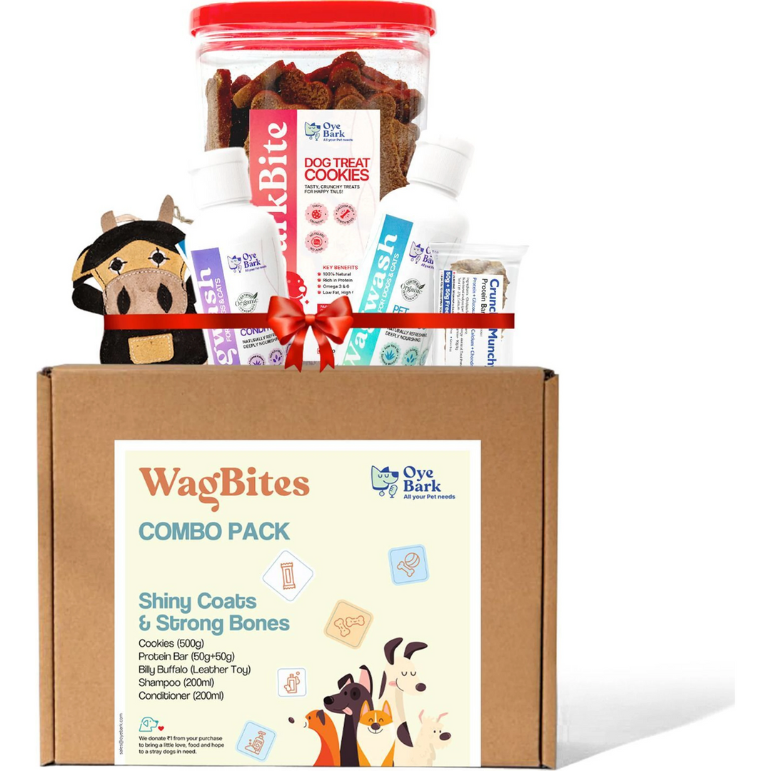 Oye Bark WagBites Dog Gift Combo Pack (5-in-1)