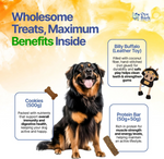 Load image into Gallery viewer, Oye Bark WagBites Dog Gift Combo Pack (5-in-1)