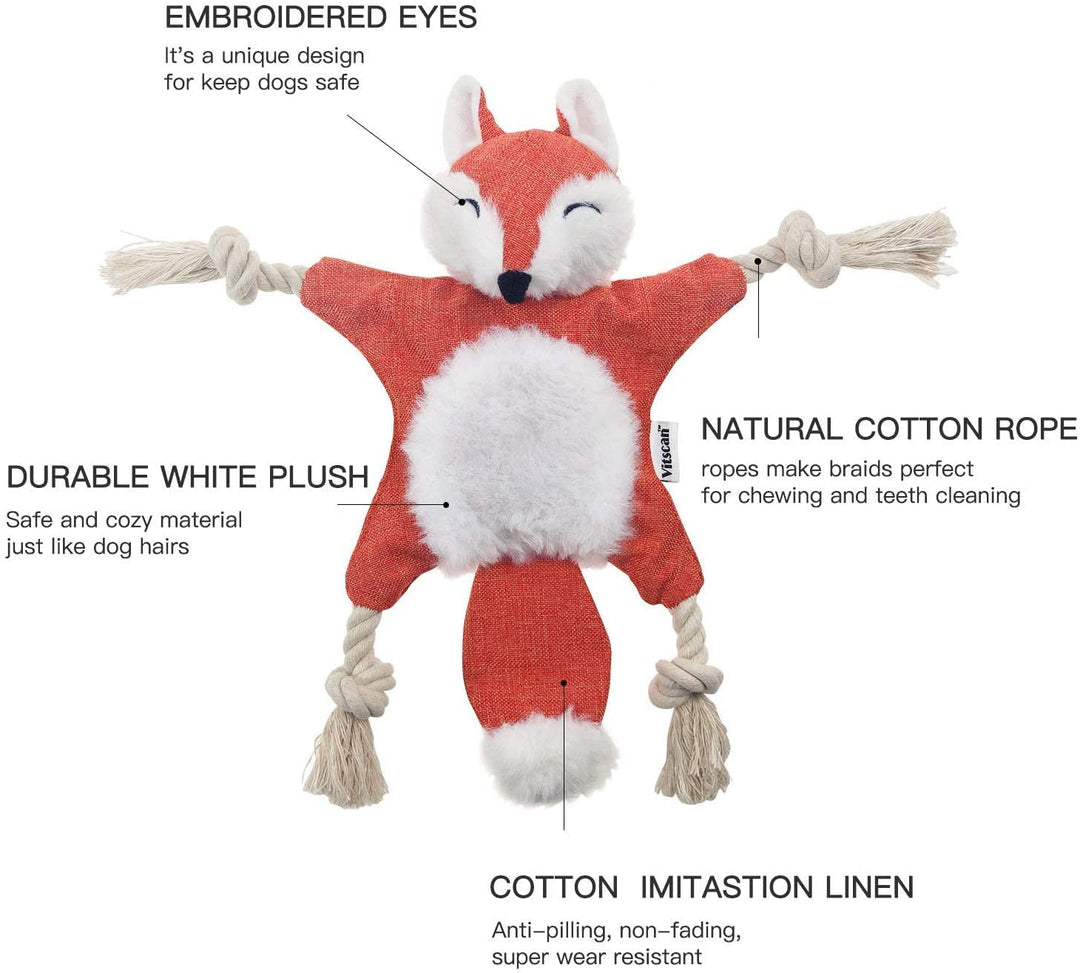 Crackling Bunny for Dogs (Color May Vary)