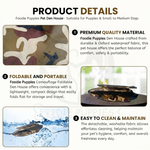 Load image into Gallery viewer, Camouflage Pet Den House – Premium Foldable Shelter for Dogs &amp; Cats