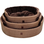 Load image into Gallery viewer, SmartyPet Foam Basket Denim Soft Round Pet Bed