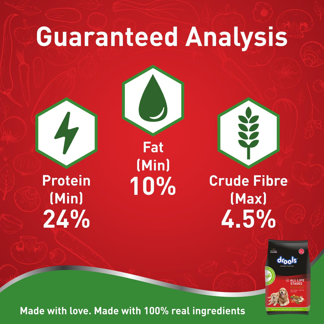 Drools 100% Vegetarian Dry Dog Food – 3kg