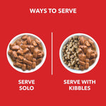 Load image into Gallery viewer, Drools Real Chicken &amp; Chicken Liver Chunks in Gravy for Adult Dogs – 150g (Pack of 15 pouches, 2.25kg)
