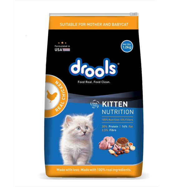 Drools Kitten Chicken Dry Food - 1.2Kg