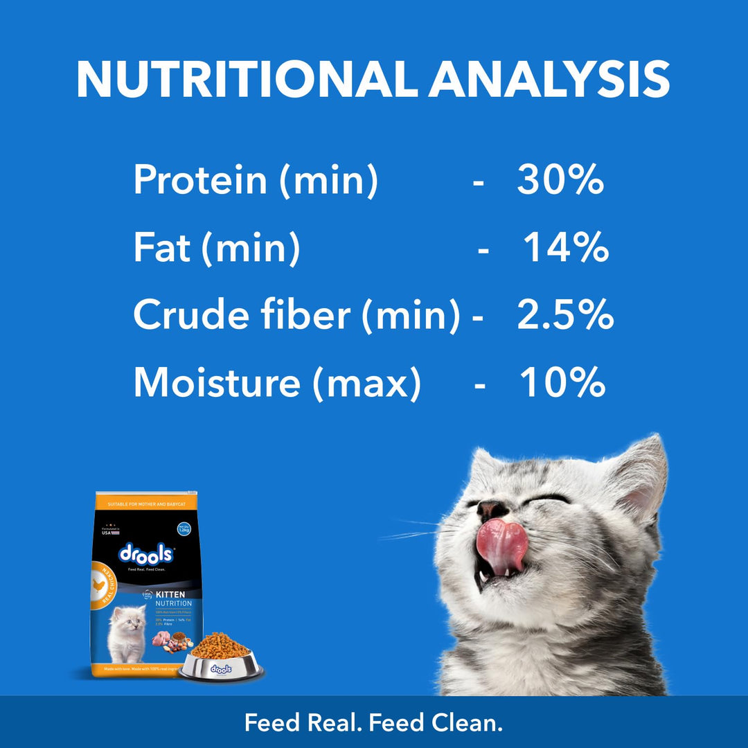 Drools Kitten Chicken Dry Food - 1.2Kg
