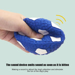 Load image into Gallery viewer, EE Toys-Latex Football-Blue &amp; White for Dogs