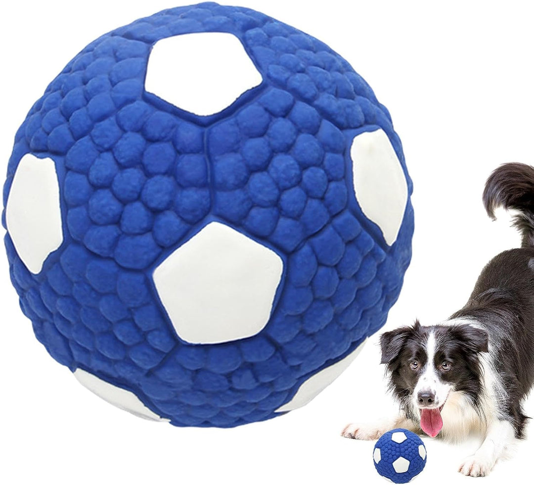 EE Toys-Latex Football-Blue & White for Dogs