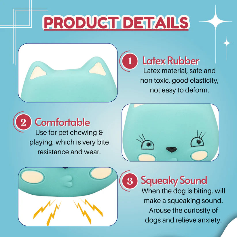 EE Toys-Latex Squeaky Miss Cat Dog Toy