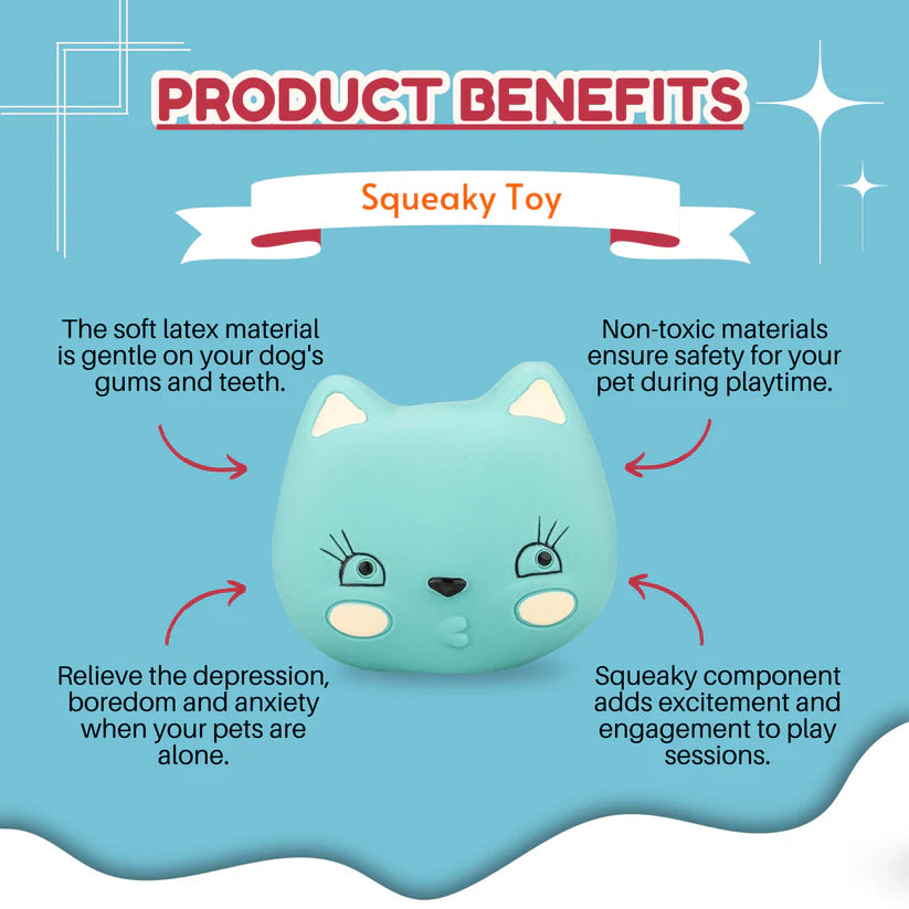 EE Toys-Latex Squeaky Miss Cat Dog Toy