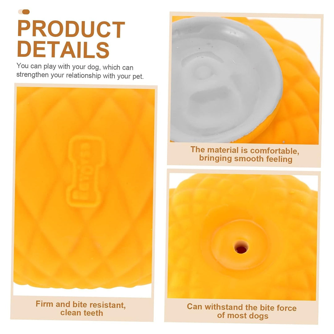 EE Toys-Latex Squeaky Pineapple Dog Toy