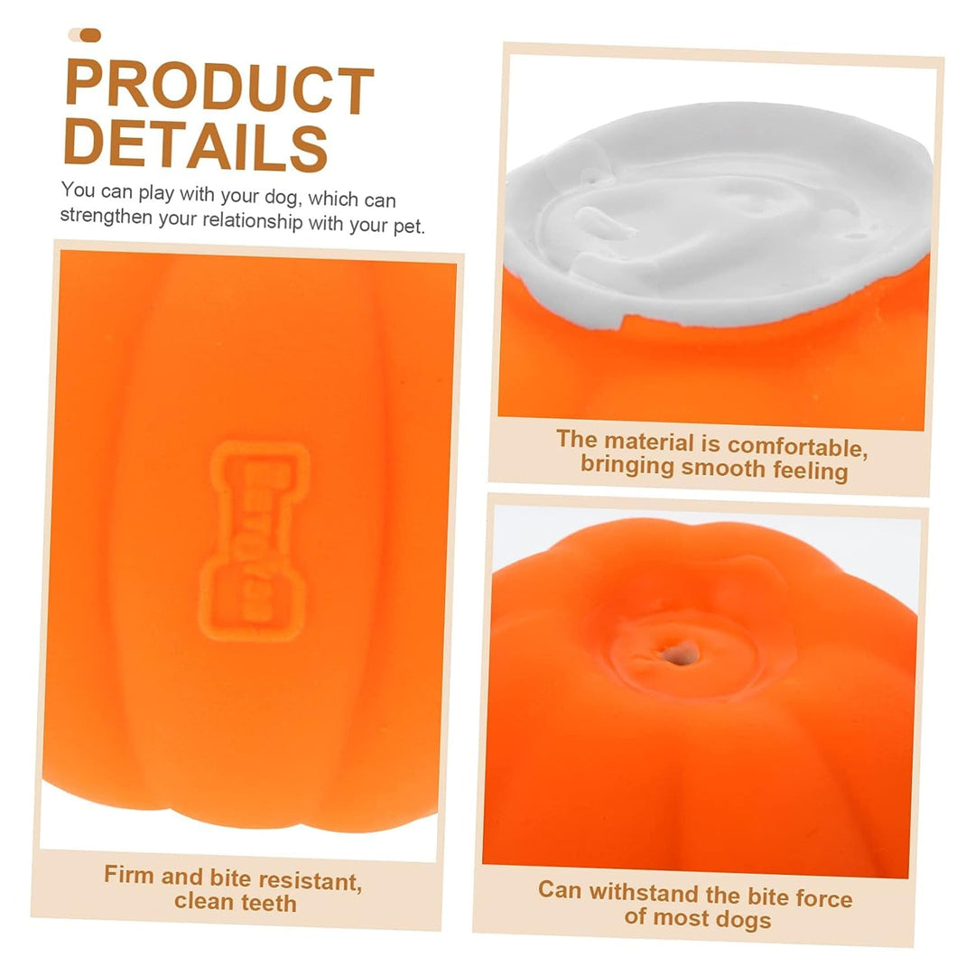 EE Toys-Latex Squeaky Pumpkin Dog Toy