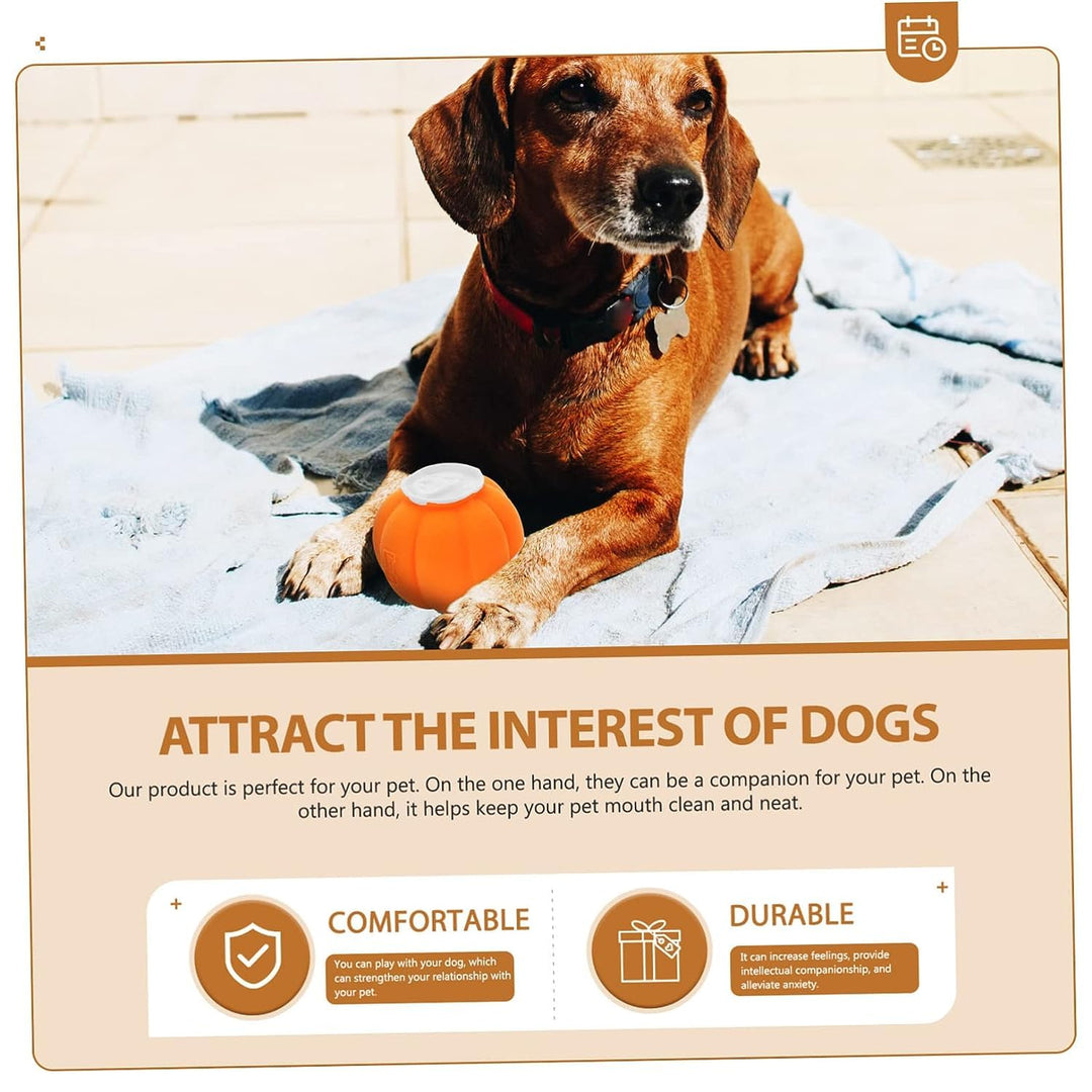 EE Toys-Latex Squeaky Pumpkin Dog Toy