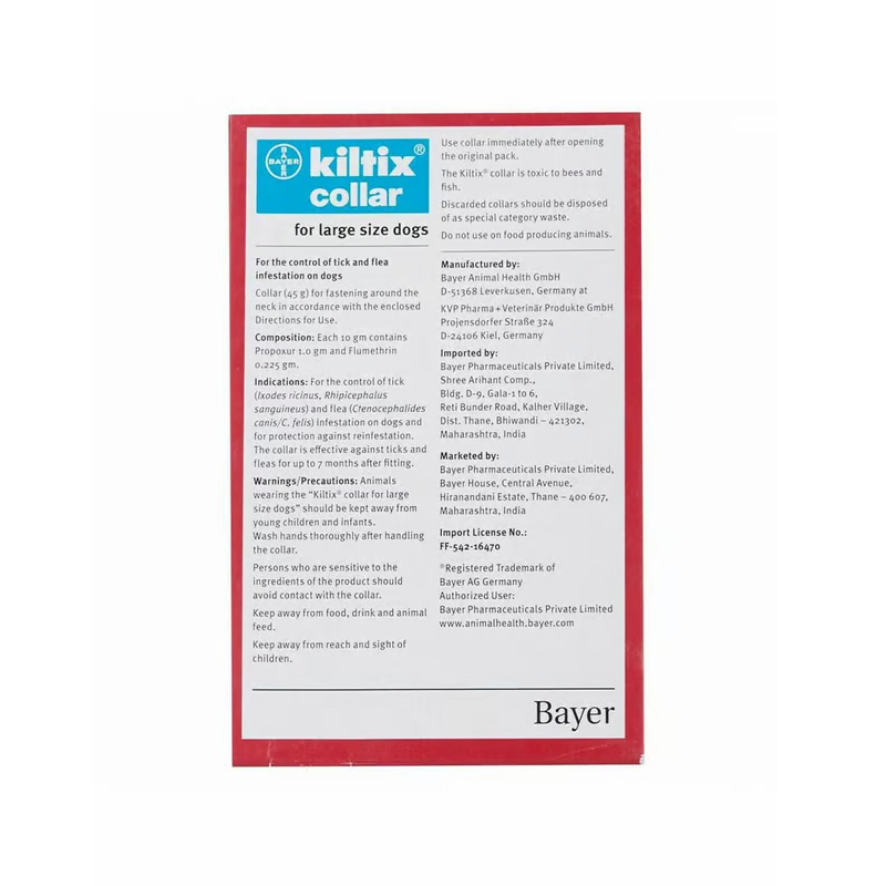 Elanco Kiltix Tick and Flea Collar for Large Dogs