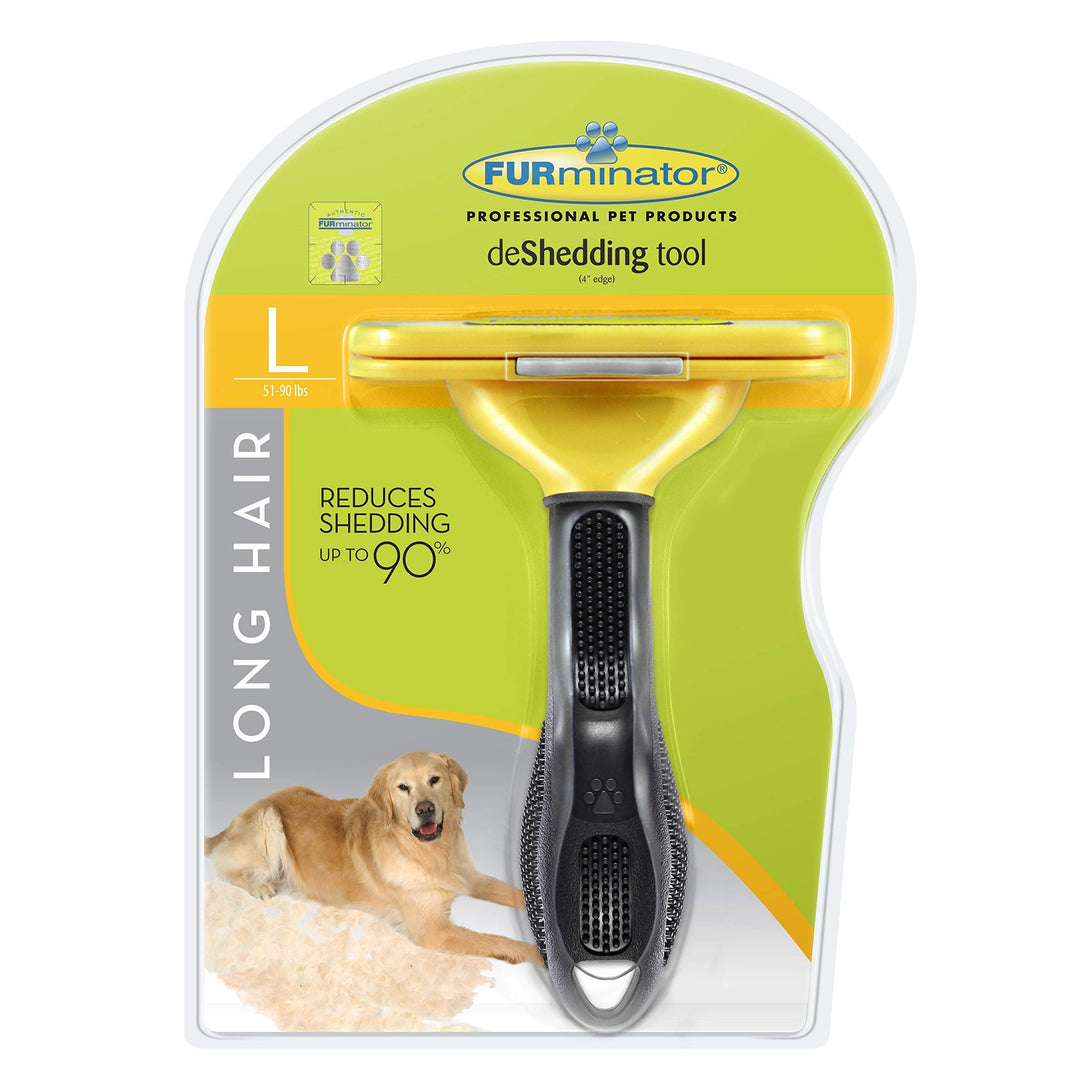 FURminator Undercoat deShedding Tool for Large Dogs (Long Hair)