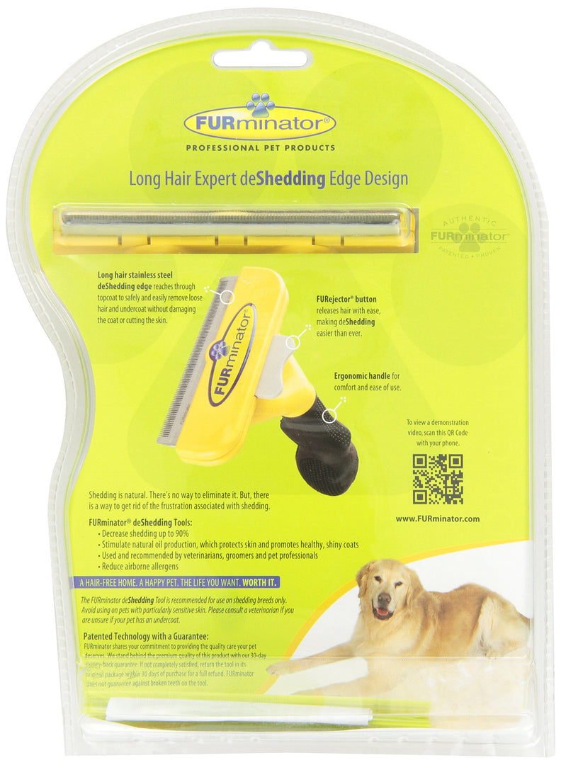 FURminator Undercoat deShedding Tool for Large Dogs (Long Hair)
