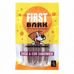 Load image into Gallery viewer, First Bark Duck &amp; Cod Sandwich Dog Treats - 70gm