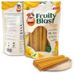 Load image into Gallery viewer, First Bark Fruity Blast Banana Twist Dog Treats – 225gm