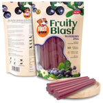 Load image into Gallery viewer, First Bark Fruity Blast Blueberry Zing Dog Treats - 225gm