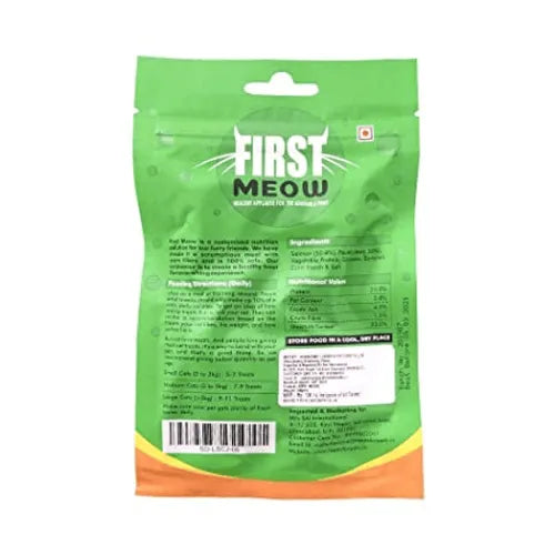 First Meow Salmon Slice Fish Tenders Cat Treats - 40gm