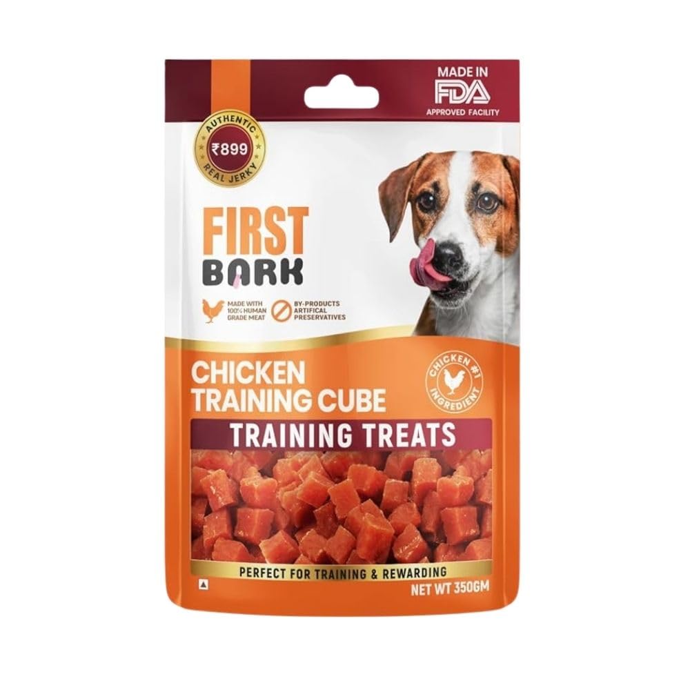 First Bark Chicken Training Cubes Dog Treats