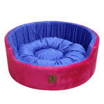 Load image into Gallery viewer, SmartyPet Luxury Foam Basket Dog Bed (Color &amp; Print May Vary)