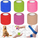 Load image into Gallery viewer, Self-Adhesive Cohesive Bandage for Pets &amp; Humans (5cm x 4.5m) | Multi-Purpose First Aid Wrap