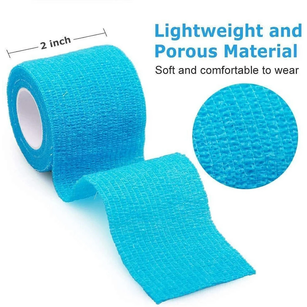 Self-Adhesive Cohesive Bandage for Pets & Humans (5cm x 4.5m) | Multi-Purpose First Aid Wrap