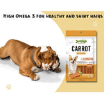 Load image into Gallery viewer, JerHigh Carrot Dog Treats – Real Chicken &amp; Carrot Sticks | Healthy, Tasty &amp; Nutritious Snacks for Dogs
