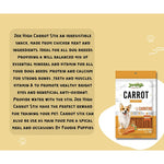 Load image into Gallery viewer, JerHigh Carrot Dog Treats – Real Chicken &amp; Carrot Sticks | Healthy, Tasty &amp; Nutritious Snacks for Dogs