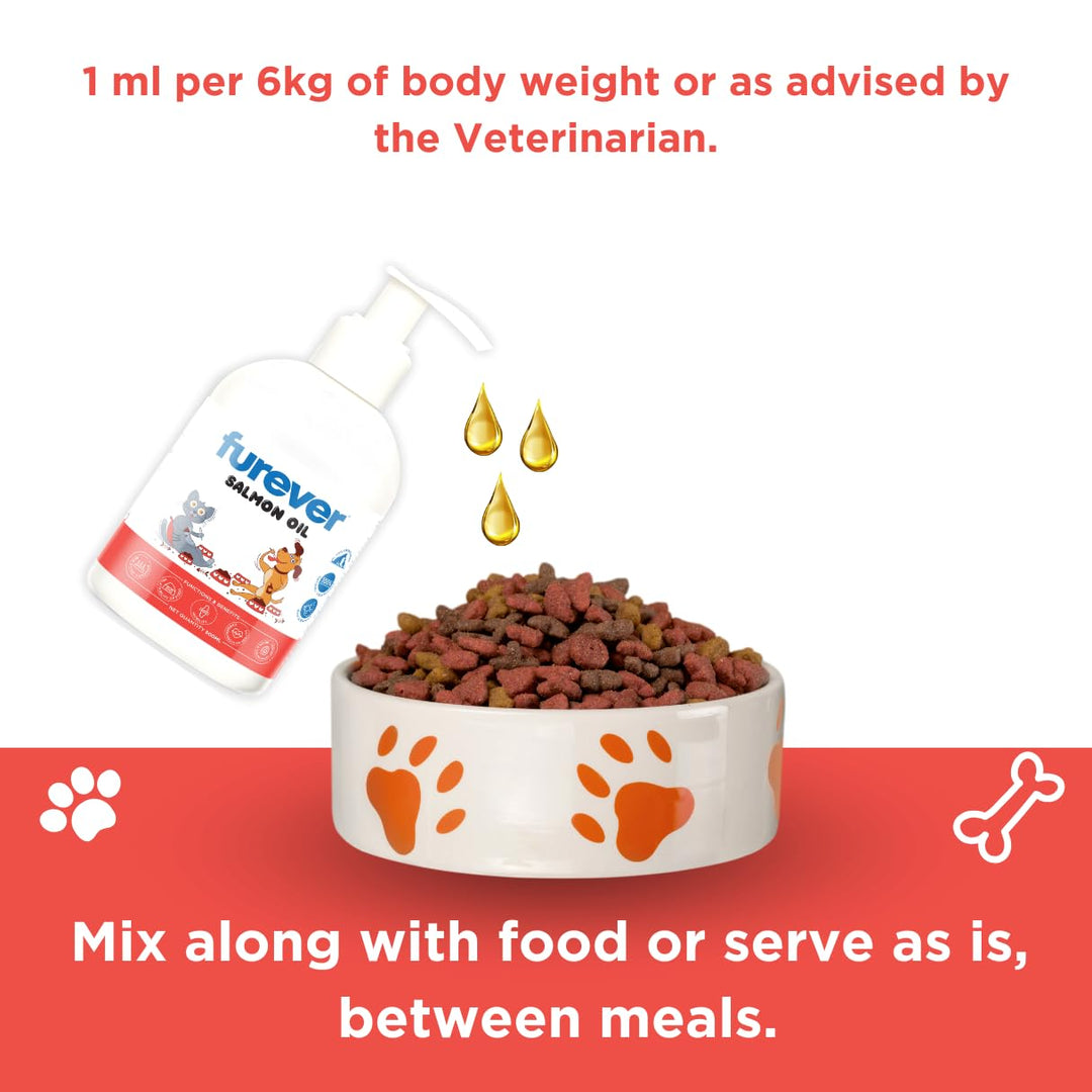 Furever Salmon Oil for Dogs & Cats - 500ml