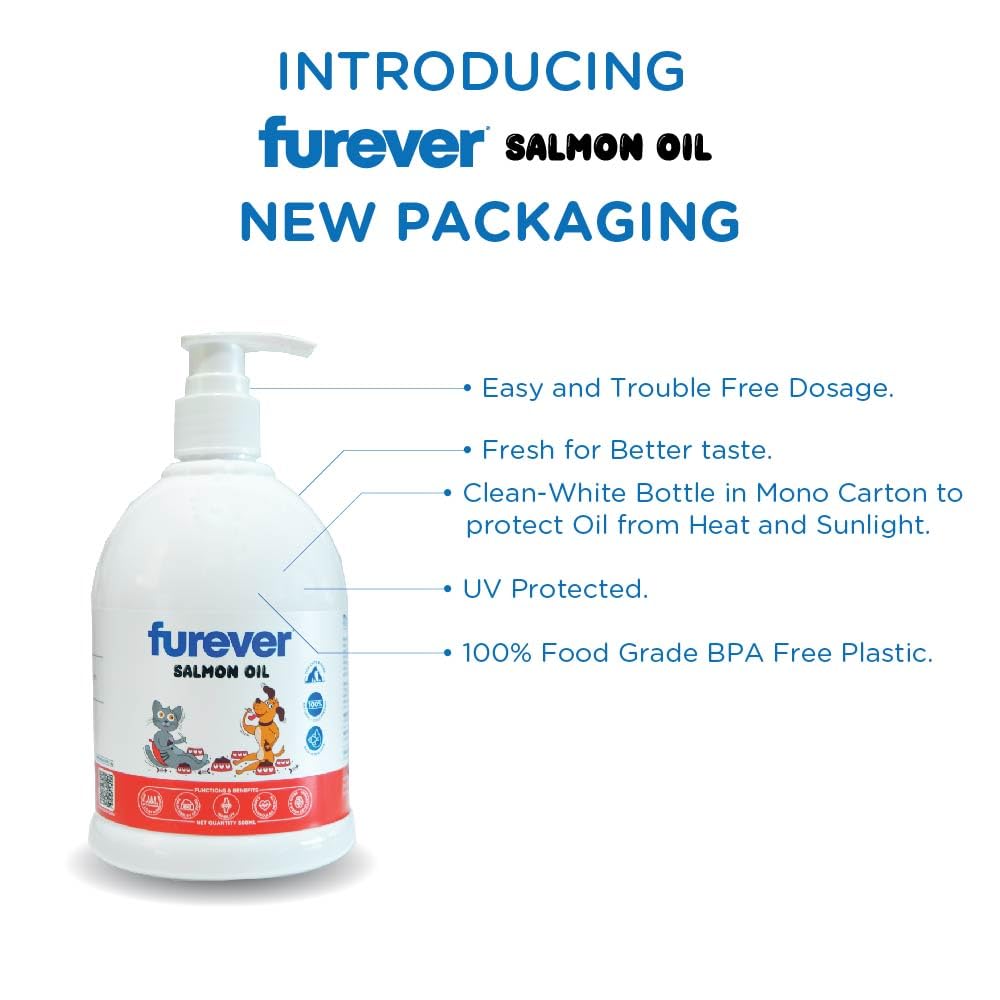 Furever Salmon Oil for Dogs & Cats - 500ml