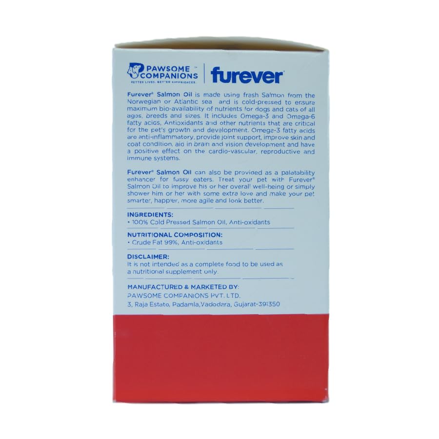 Furever Salmon Oil for Dogs & Cats - 500ml