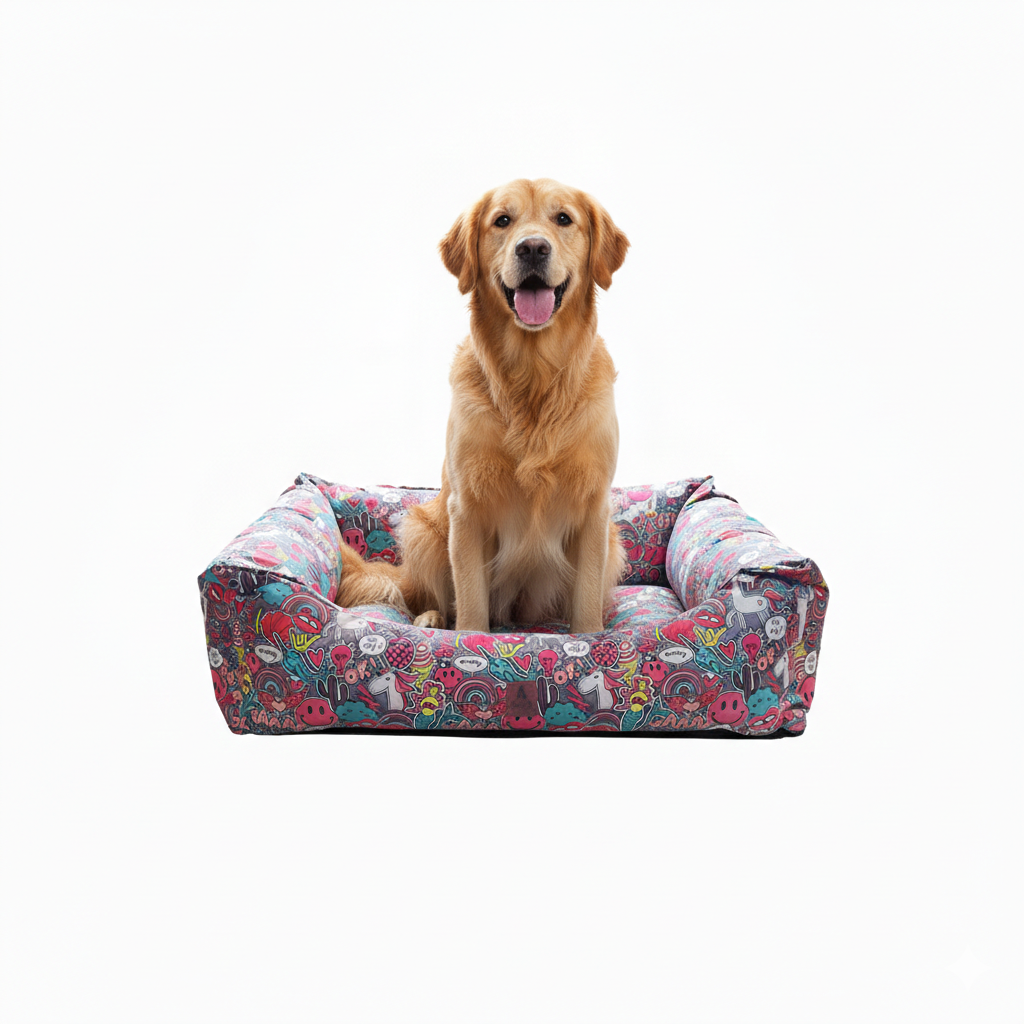 Sofa Premium for Dogs( Colors & Print May Vary)