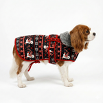Load image into Gallery viewer, Premium Velvet &amp; Faux Fur Winter Dog Coat