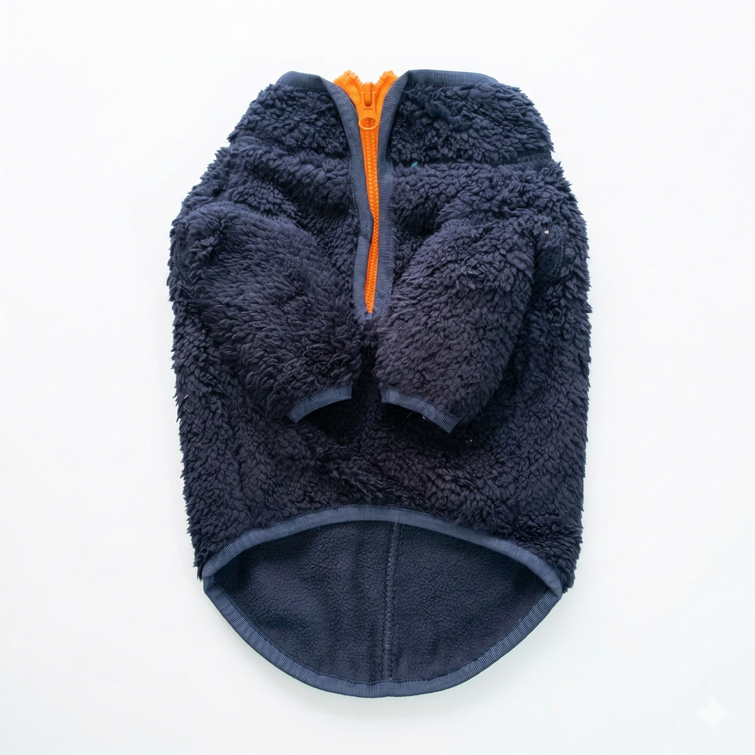 Nunbell Cozy Sherpa Fleece Winter Jacket for Dogs