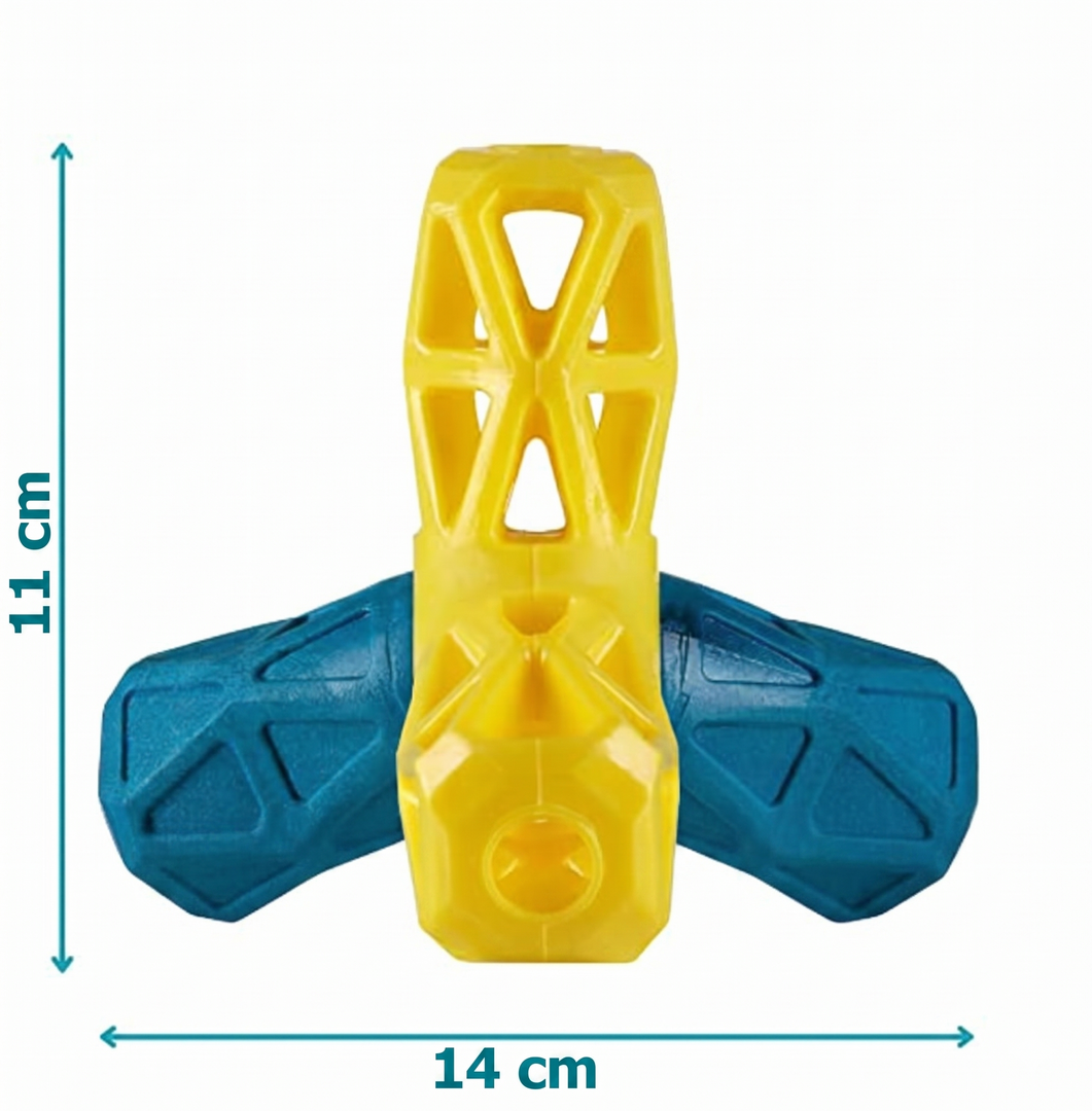 Holy Paws Fun 'n' Play 4-Leg Jack – Interactive Treat Dispensing Dog Toy