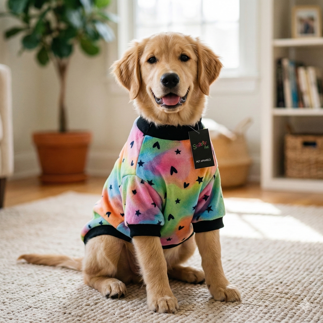 Smarty Pet Velvet & Fur Winter T-Shirt