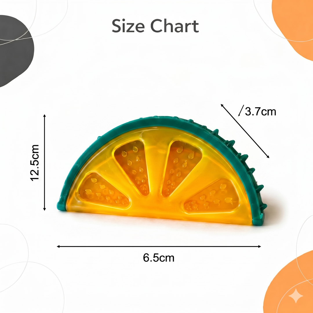 Holy Paws Fruity Bite – Durable Dog Chew Toy (Orange)
