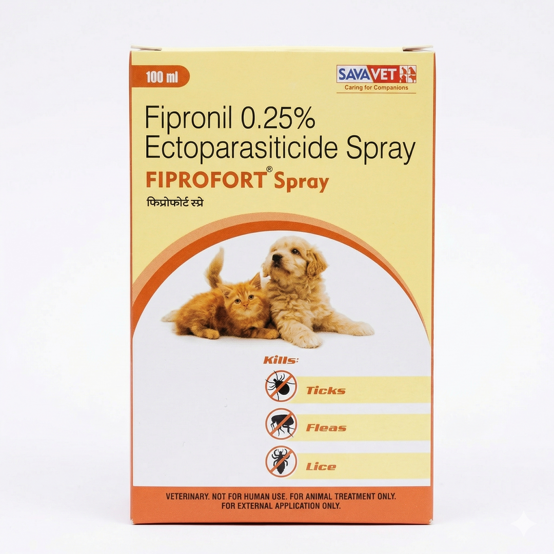 Fiprofort Tick & Flea Spray for Dogs & Cats - 100ml