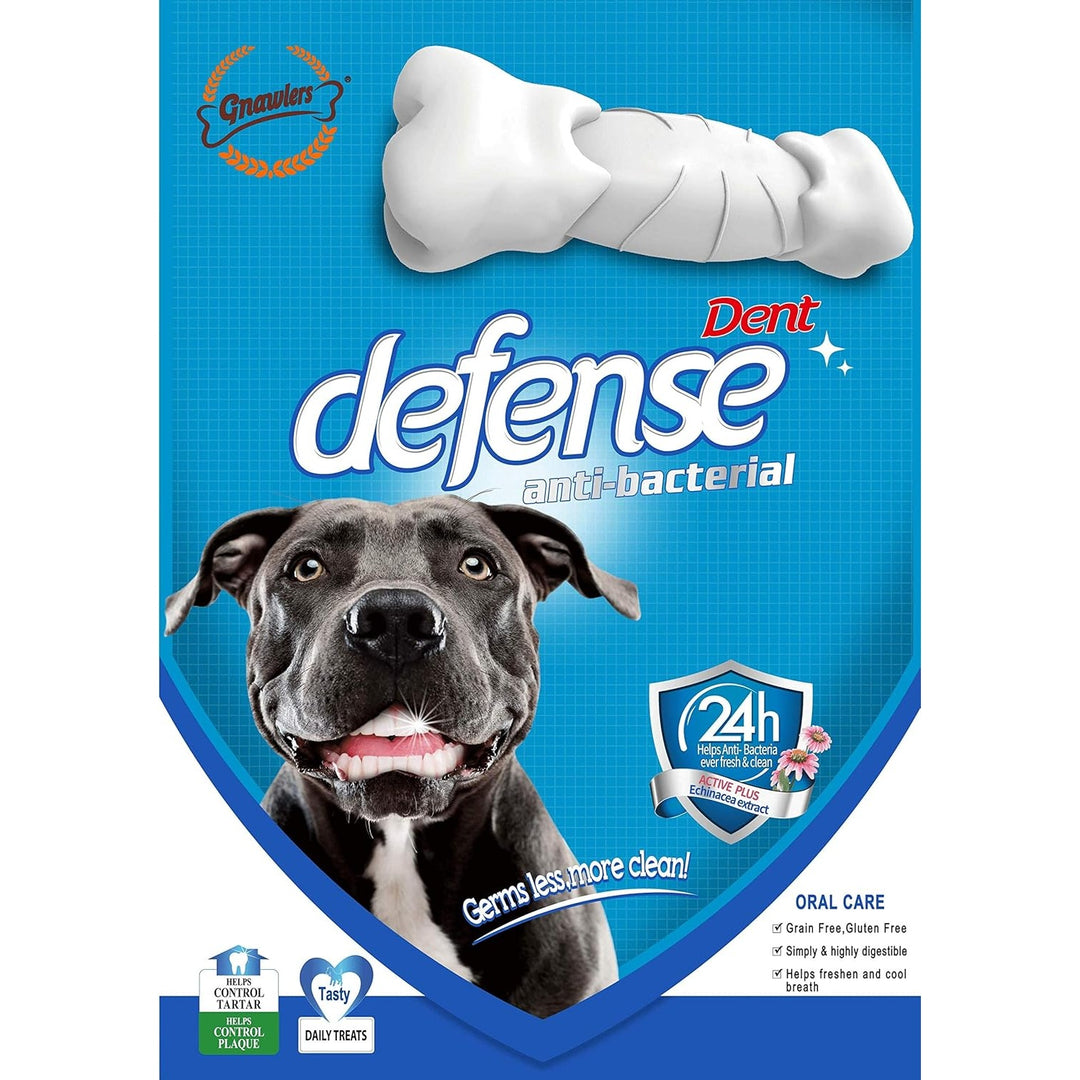 Gnawlers Defence Dent Anti-Bacterial Dental Dog Treats