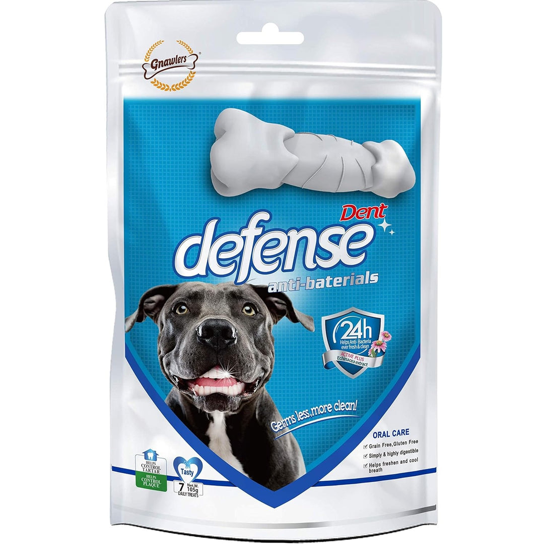 Gnawlers Defence Dent Anti-Bacterial Dental Dog Treats