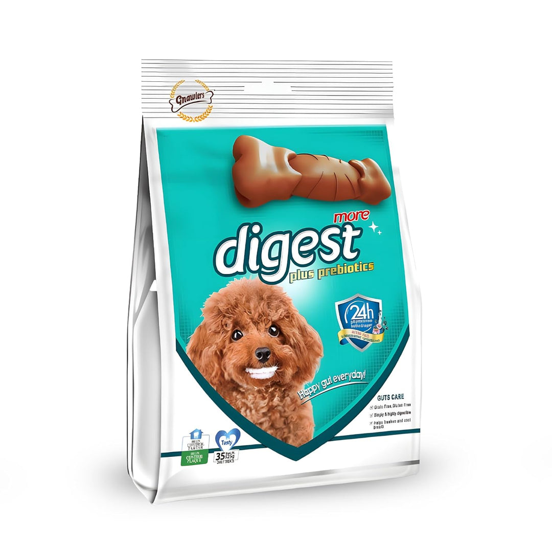 Gnawlers Digest Plus Prebiotics Dental Bone for Dogs