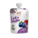 Load image into Gallery viewer, Gnawlers Lick 'n' Likable Cat Treats - Yogurt &amp; Blueberry Recipe (100g)