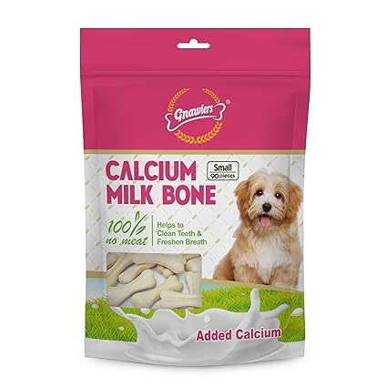 Gnawlers Calcium Milk Bone – Healthy Dental Dog Treats