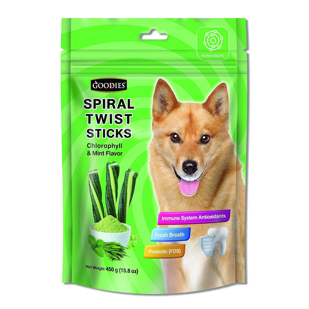 Goodies Spiral Twist Sticks Chlorophyll & Mint – 450g