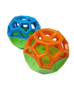 Load image into Gallery viewer, Holy Paws Fun 'N' Play Penta Ball – 3-in-1 Interactive Squeaky Treat Dispenser
