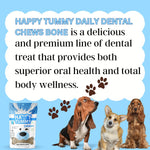 Load image into Gallery viewer, Happy Tummy Calcium Dental Chews for Dogs - Large (150g, 7 Pieces)