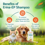 Load image into Gallery viewer, Himalaya Erina-EP Tick and Flea Shampoo for Dogs &amp; Cats - Lemon Fragrance