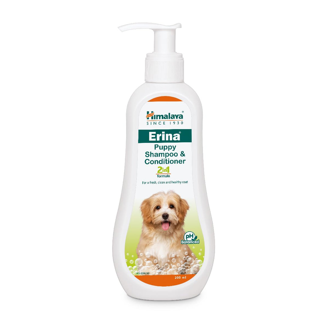 Himalaya Erina 2-in-1 Puppy Shampoo & Conditioner (200ml)